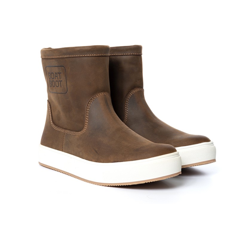 BOTTES BASSES CUIR BOATBOOT