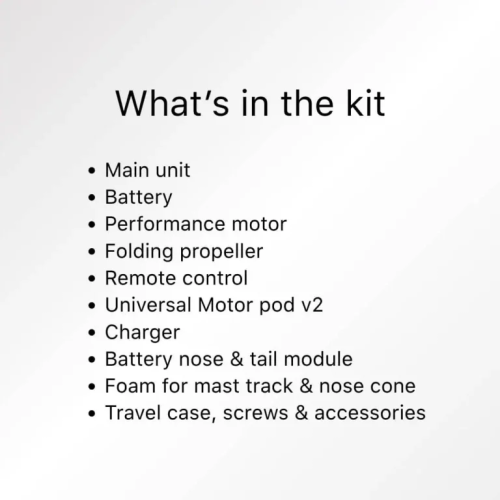 E FOIL TAKE OFF EVO MANTA