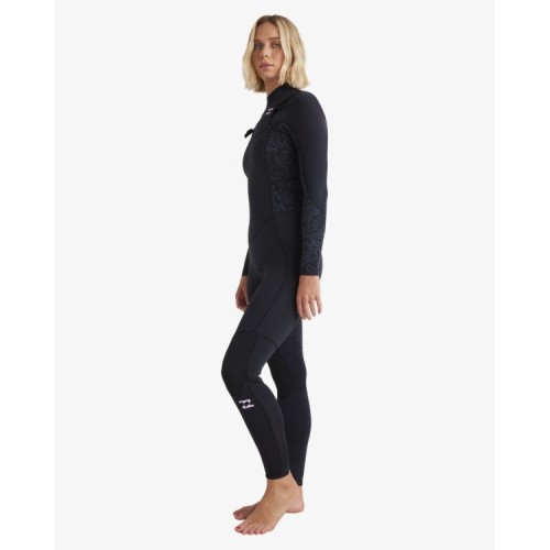SYNERGY 4/3 NATURAL CHESTZIP FEMME BILLABONG