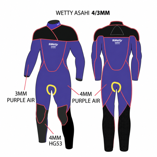ASAHI PURPLE 4/3 WETTY
