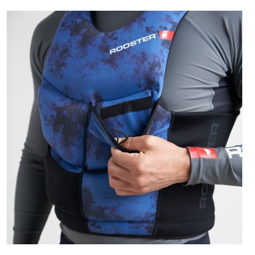 ROO GILET IMPACT BLEU XS