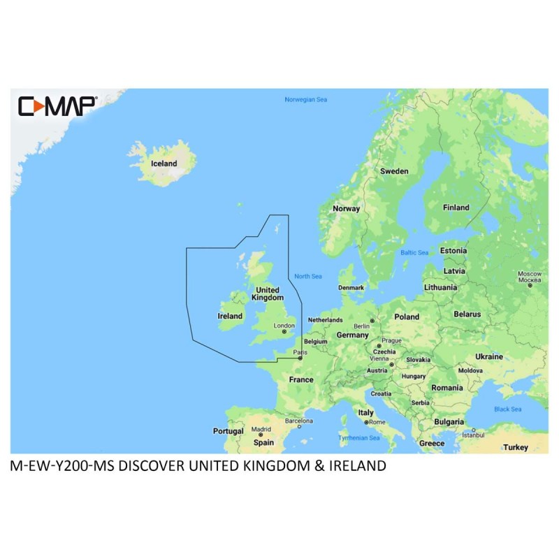 CARTE CMAP MANCHE UK & IRELAND