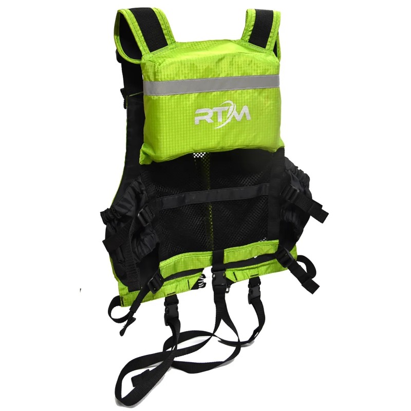 Gilet Homme Extérieur Multi-poches Veste de Pêche Sans Manches - Rouge