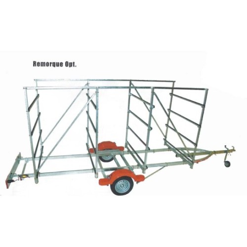 REMORQUE DE ROUTE 8 OPTIMIST FREINEE