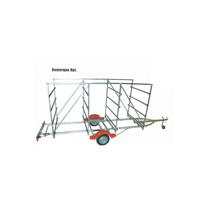 REMORQUE DE ROUTE 8 OPTIMIST FREINEE