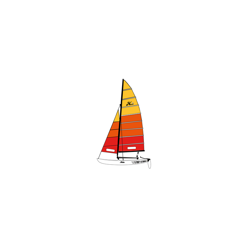 JEU DE VOILES HOBIE CAT 16 ZEPHYR